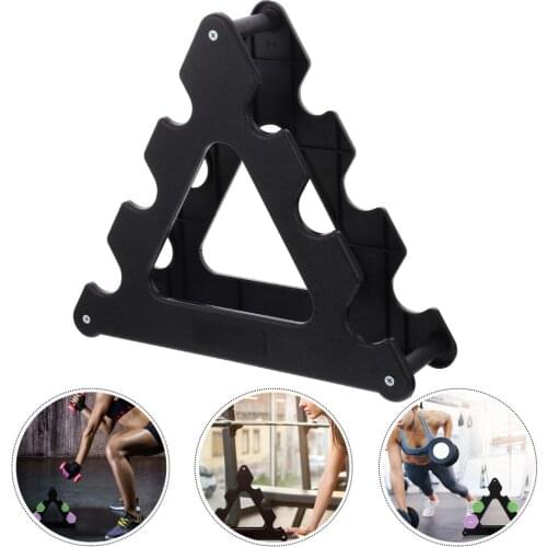 Dumbbell Triangle Rack Fitness Dumbbell Storage Stand Useful Dumbbell Holder