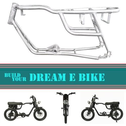 20 inch*4.0 Ebike Frame Electric Bicycle Frame 4.0 Fat Tire Bicycle Fender Aluminum Alloy Frame Bicycle Accessories E Bike Parts