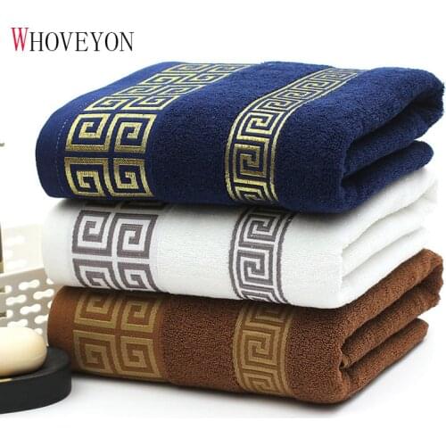 High Quality Adult Cotton Adult Bathroom Towel 75x140cm Large Bath Towel Thick Towels Lovers Cotton Gift Towel Serviette De Bain