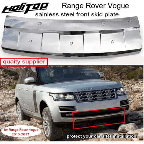 Front bumper cover skid plate for Range Rover Vogue 2013 2014 2015 2016,best 304 stainless steel, Hitop engaged SUV parts 5years