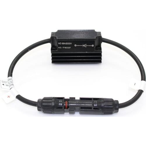 10Pcs/Lot 55Amp DC 2000V SOLAR Style Solar Panel In-Line Diode Connector IP67 For Combiner Box