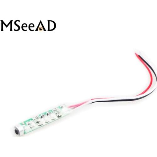 2pcs Special MIC microphone with pre-amplifier for CCTV cameras IP cameras module output volume adjustable Audio Pick Up