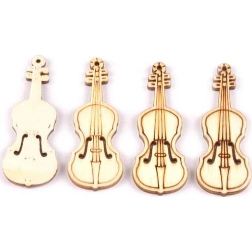 50pcs/bag wholesale high quality scissors die cutting Angle wooden Christmas decorations 49*34mm 1138