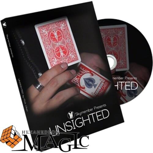 2017 New Unsighted Gimmick includ by Finix Chan and Skymember ,illusion close-up card magic trick products murphys / wholesale