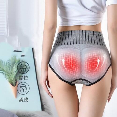 3Pcs/lot Seamless Panties Underwear Women High Waist Brief Hip Lift Underpanties Breathable Pant Sexy Lingerie M-XXL Body Shaper