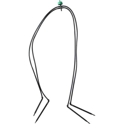 4-Way Curved Arrow Drip System 3/5mm Hose Drip Arrow Watering Kits with 2L/4L /8L Steady Flow Dripper Irrigation Device 20 Set