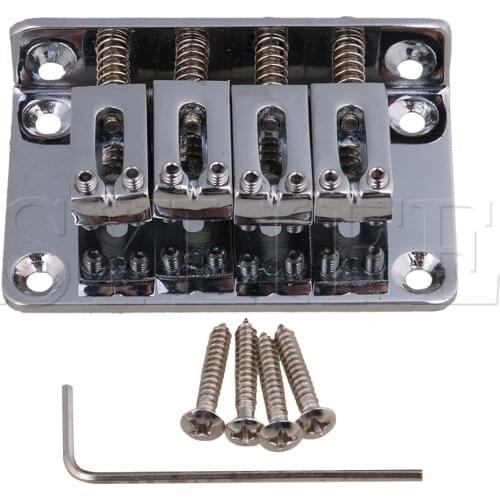 4 String Fixed Hardtail Bridge For Mandolin Ukulele Cigar Box Guitar