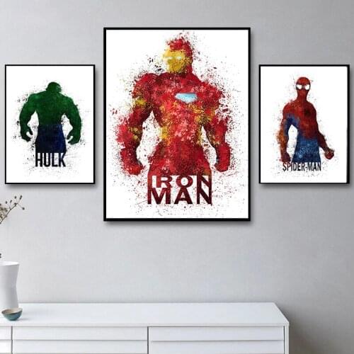 5D DIY Diamond Painting Cartoon Character Superhero Marvel Embroidery Kit Mosaic Art Rhinestone Embroidery Home Decoration Gift