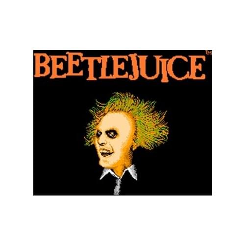 Beetlejuice Region Free 60 Pin 8Bit Game Card For Subor Game Players