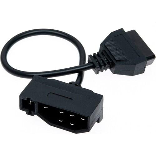Car 7Pin Male to OBD OBDII DLC 16Pin Female Car Diagnostic Tool Adapter For Ford 7 Pin