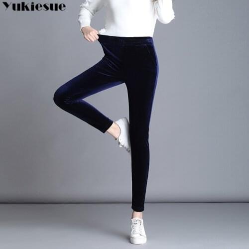 Women Pencil Pants Autumn High Waist Ladies Office Trousers Casual Female Slim Bodycon pencil Pants Elastic Pantalones Mujer