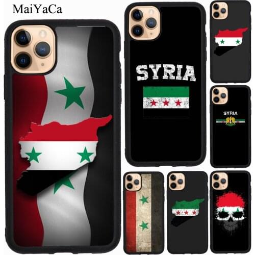 MaiYaCa Flag of Syria Case For iPhone 12 Pro Max mini 11 Pro Max XS X XR SE 2020 6S 7 8 Plus Cover