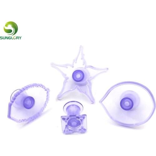 DIY 4PCS/SET Plastic Rose Leaf Cookie Cutter Set Fondant Decoration Cake Mold Rose Flower Plunger Cutter Baking Tools For Cakes