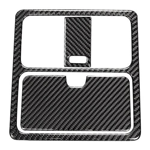 For Nissan 350Z 2006-2009 Carbon Fiber Overhead Console Panel Reading Light Frame Sticker Cover Trim Frame