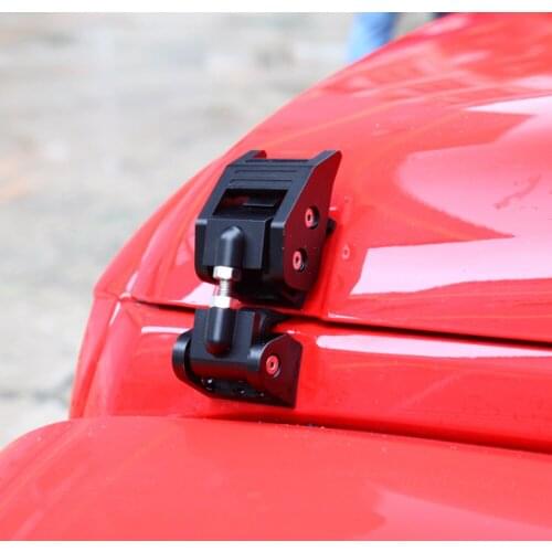 J142 RR Style Engine Hood Latch Hood Catch For Jeep Wrangler JK 2007-2017 lantsun