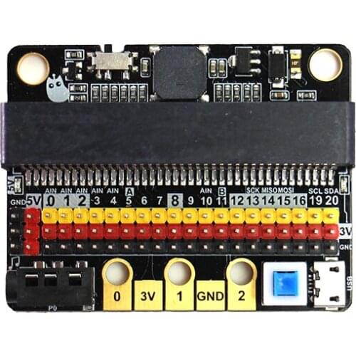 KittenBot IOBIT V2.0 Breakout Adapter Board For BBC Micro: bit Development Module contains buzzer ,0080000