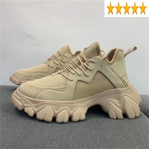 Casual Women Increase Thick Bottom Sneakers Fashion Splice Breathable Jogger Active Autumn Female Lace Up Hoof Heels Shoes