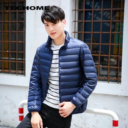 New Brand Men Down Coat Jacket Ultralight Down Jacket Men Autumn Winter Warm Coat Men Duck Down Jacket Male Windproof Parka Men
