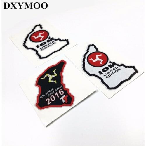 Moto GP Road Race Car Stickers Motorcycle Vinyl Decal for THE WORLDS GREATEST ISLE OF MAN