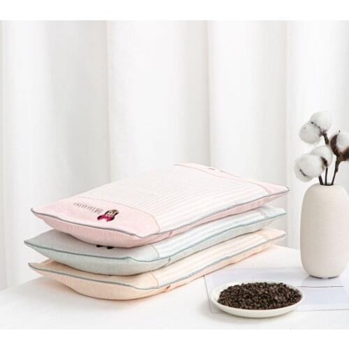 New Disney Embroidery Pattern Pillows for Sleeping Bed Kids Cassia Seed Pure Cotton Pillow Comfortable Baby Pillows for Bedrooms