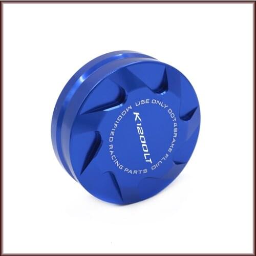 New Style For BMW K1200LT K1200 LT 1997-2009 2008 Motorcycle Accessories Rear Brake Fluid Reservoir Cover Cap CNC