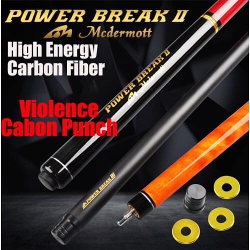 Original McDermott Billiard Punch&jump CueProfessional Carbon fiber Cue Hot Sale Tecnologia Billar Break Jump Cue with Gifts