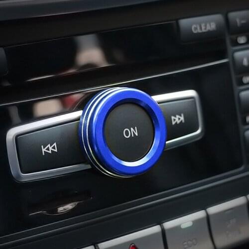 Pply to for audio air conditioning knob decorative cover C200L GLA GLK modified interior metal paste Air conditioning knob
