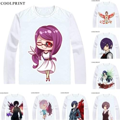 Tokyo Ghoul Tokyo Guru Jack re Pinto Shirts Long Sleeve Shirts Anime Manga Toka Kirishima Rize Kamishiro Hideyoshi Cosplay Shirt