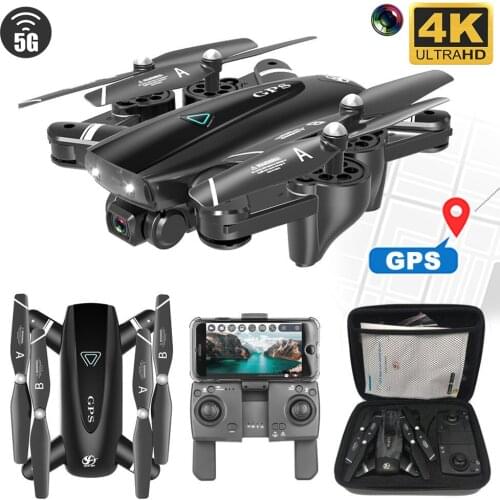 S167 GPS RC Drone With HD 4K Camera 5G WIFI FPV Foldable Quadcopter Kit Flying Gesture Photos Video Helicopter Toy For Boys Gift