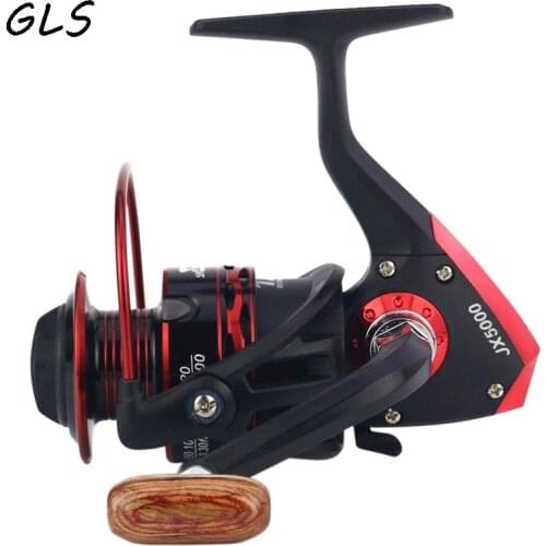 2020 New Spinning Fishing Reel Metal Coil 12 Ball Bearing JX1000-7000 Series 5.5:1 Spinning Reel Boat Rock Fishing Wheel reel