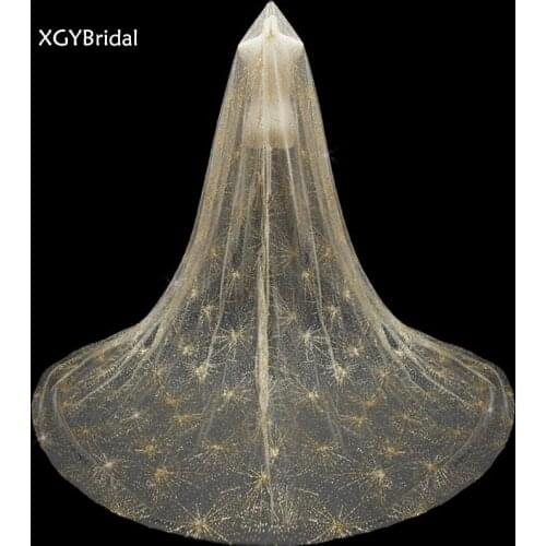 Long Tails Wedding Veils White Polyester With Comb For Marriage Bridal Accessories New Arrival Hot Sell Korea Style Lace Eage