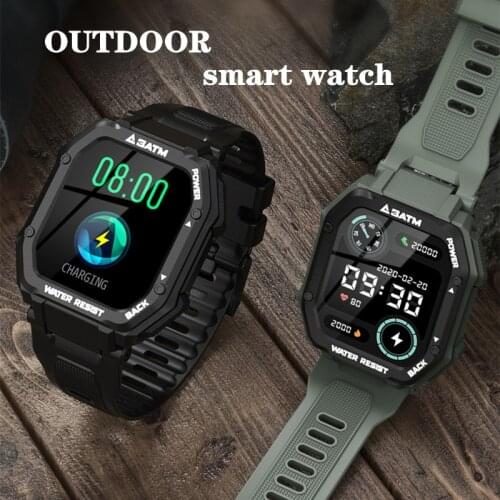 3ATM Waterproof Smart Watch 2021 New 1.7 Inch Full Screen Touch Clock Outdoor Multifunctional Sports Fitness Swimming Bracelet