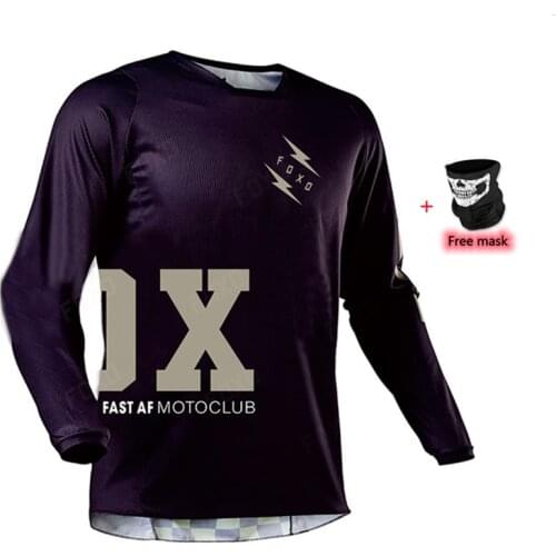 Endurance MTB Jersey DH Mountain FXR Bike Breathable Long-Sleeved Speed Surrender BMX Cross-Country Motorcycle Downhill Jersey