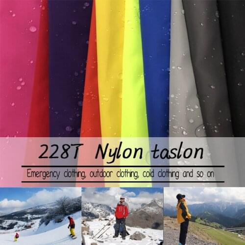 100cm*150cm High Quanlity Waterproof Breathable Nylon Taslon Fabric For Ski Wear Mountaineering Wear Jacket Fabric