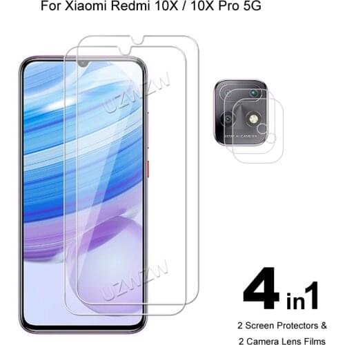 For Xiaomi Redmi 10X Pro / Redmi 10X 5G Camera Lens Film Protective Glass Screen Protector Guard Tempered Glass