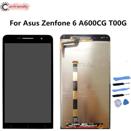 For ASUS Zenfone 6 A600CG T00G Display+Touch Screen LCD Replacement Digitizer Assembly Phone Panel Glass For Asus Zenfone6 lcds