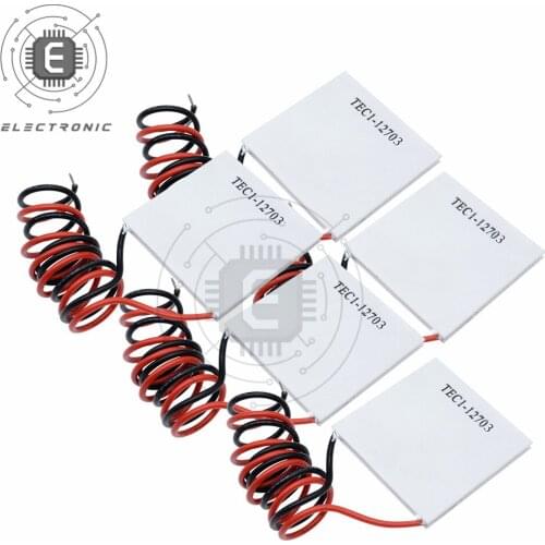 1PCS TEC1-12703 12703 TEC Thermoelectric Cooler 12V New Of Semiconductor Refrigeration 40X40MM Refrigeration Sheet