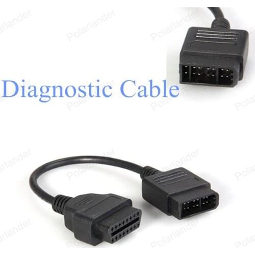 14 Pin to 16 Pin Diagnostic Adapter Connector OBD2 Interface for N-issan Car Diagnostic Cable Car Scanner Cable