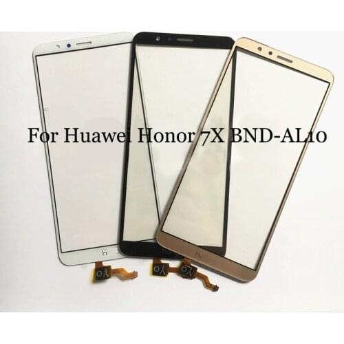 2PCS For Huawei Honor 7X 7 X BND-AL10 touch panel LCD Digitizer Honor7X Touch Screen Glass touchpanel with flex cable