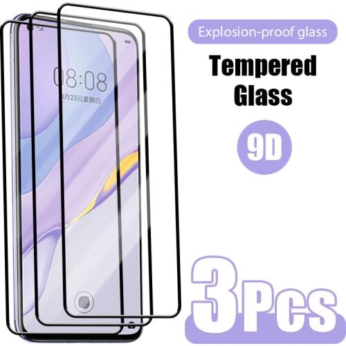 3PCS 9D screen protector for Huawei Nova 8 7 6 SE 7i 5T 5G tempered glass for Huawei Y9a Y7a Y9S Y8S Y8p Y7p Y6p Y5p glass