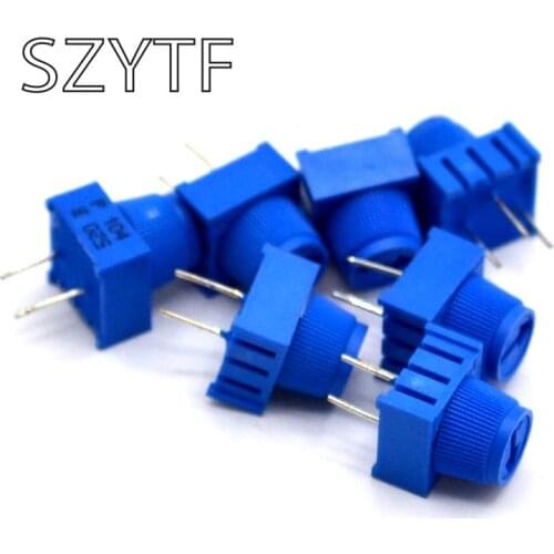 3386P-1-103 10K 1k 2k 5k 10k 20k... 0.5W, 1/2W PC Pins Through Hole Trimmer Potentiometer Cermet 1 Turn Top Adjustment 50PCS/LOT