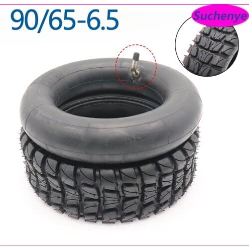 90/65-6.5 NUOKE Tire for 11 inch Electric Motor Scooter Tubeless Tire Inflatable Non-slip Nylon Thicken Tire