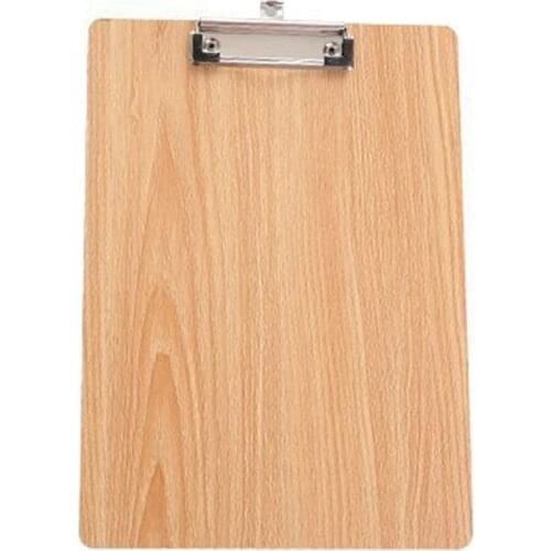 A4 Size Wooden Clipboard Clip Board Office School Stationery With Hanging Hole File Folder Stationary Board Hard Board Writing P