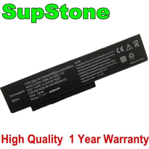 SupStone SQU-701 Laptop Battery For Packard Bell EasyNote MB88 MB89 ARES GP2W GP3W Hera C G MV/V HGL1 SQU-712 SQU-714 A52 R43