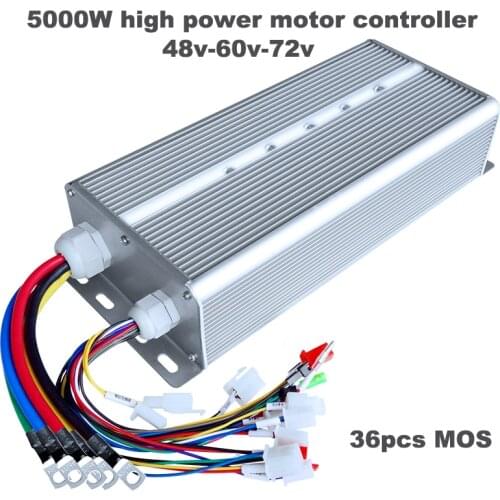 5000W brushless controller 120A for Electric Bike trycycle E-bike Scooter Brushless DC motor 48V/60V/72V Controller 36mos