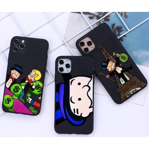 Cartoon Dollar Money Phone Case for iphone 12 11 Pro Mini XS MAX 8 7 6 6S Plus X 5S SE 2020 XR cover