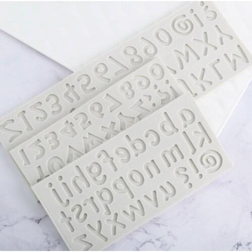 Numeric Alphabet Symbol Mold Fondant Cakes Decor Tools Silicone Molds Sugarcrafts Chocolate Baking Tools For Cakes Gumpaste Form