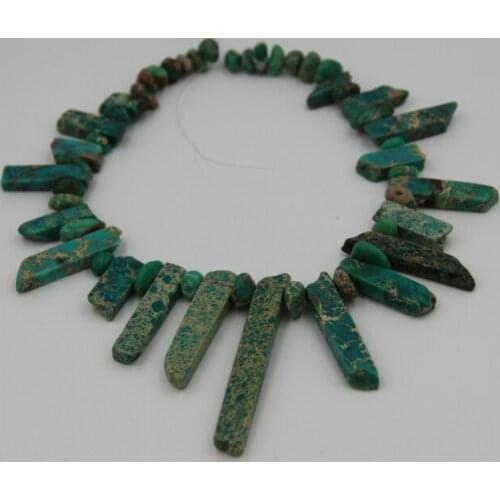 Full Strand Green Sediment Imperial Emperor Beads, Gems Stone Beads One Strand 15"/Diy For Jewelry Making Necklace, AAA Quality