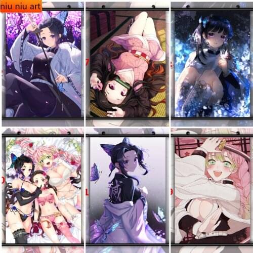 Demon Slayer Kimetsu No Yaiba Anime Diamond Painting Diamond Inlaid Diamond Mosaic Cross Stitch Kits Home Decoration