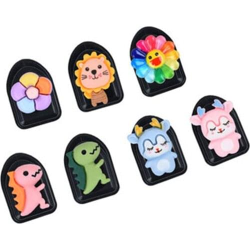 Mini Car Hooks Organizer Storage Universal Car Cartoon Seat Back Hook Hangers